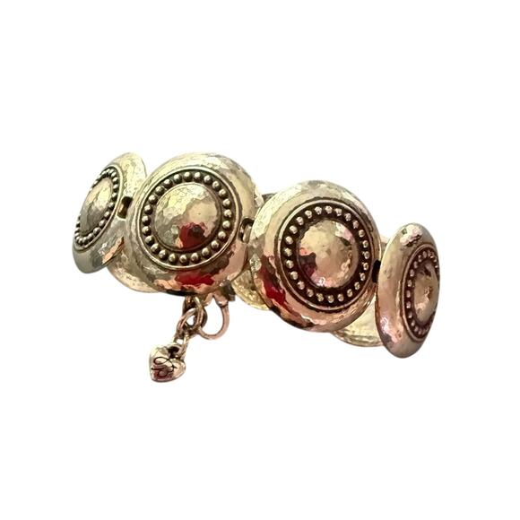 Brighton Silver Tone Circle Disc Bracelet - Picture 1 of 9